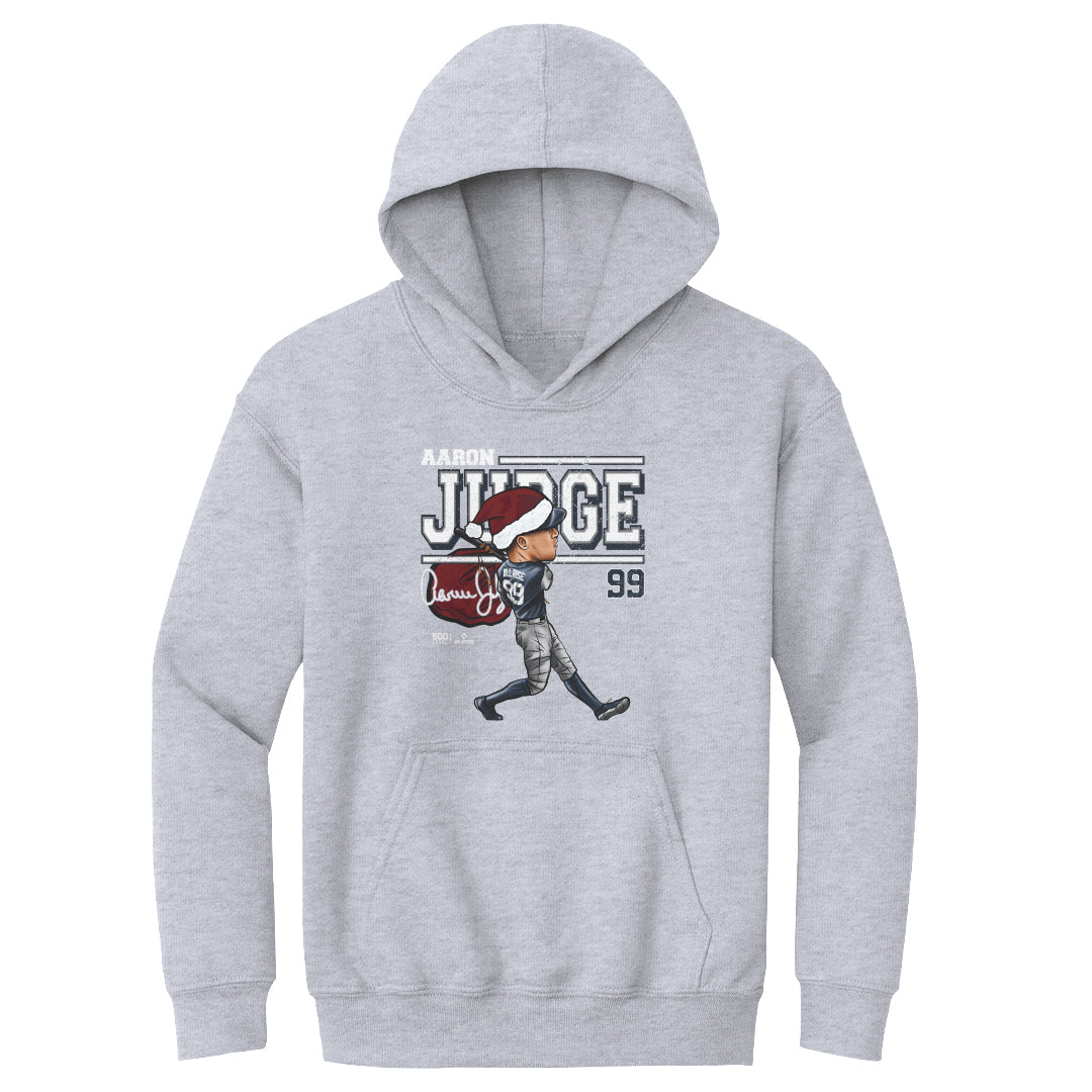 Aaron Judge New York Y Cartoon Santa Hat WHT