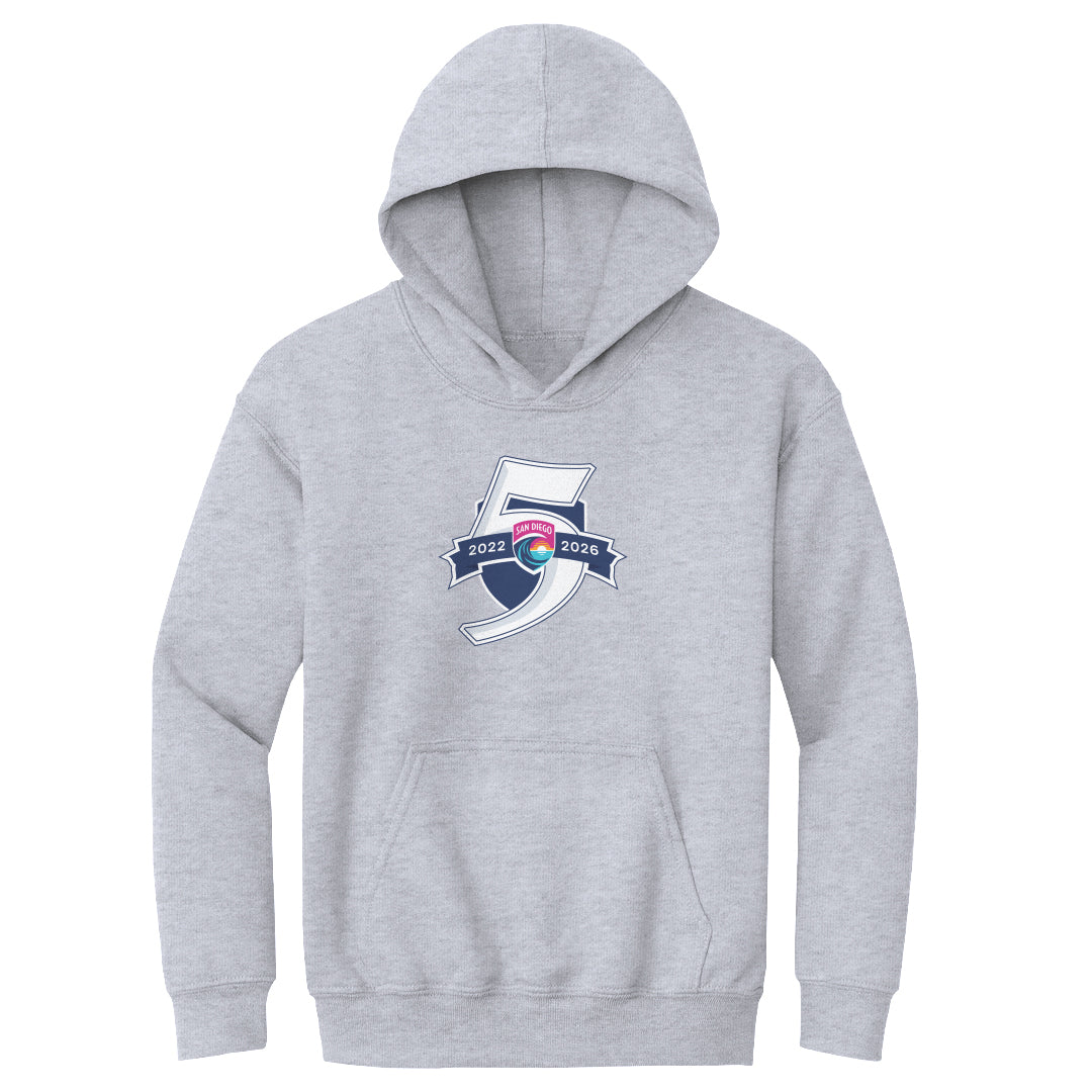 San Diego Wave FC 5 Seasons Logo WHT