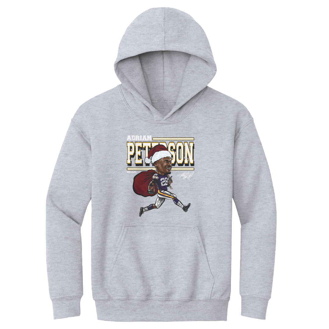Adrian Peterson Minnesota Cartoon Santa Hat WHT