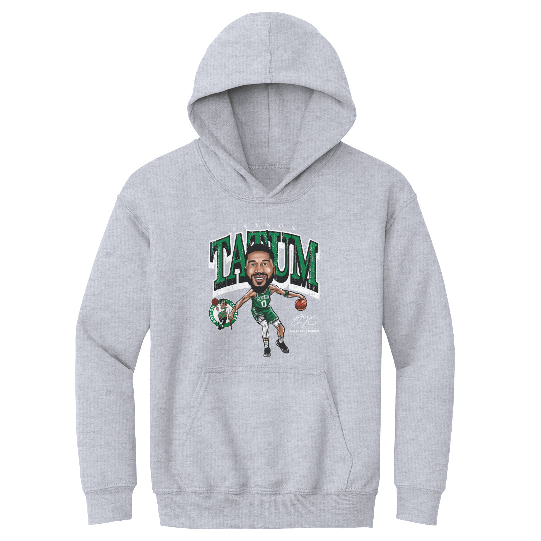 Jayson Tatum Boston Celtics Cartoon WHT