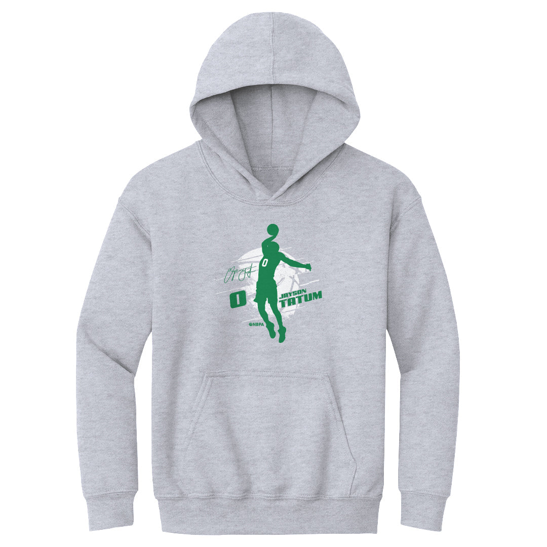 Jayson Tatum Boston Silhouette WHT
