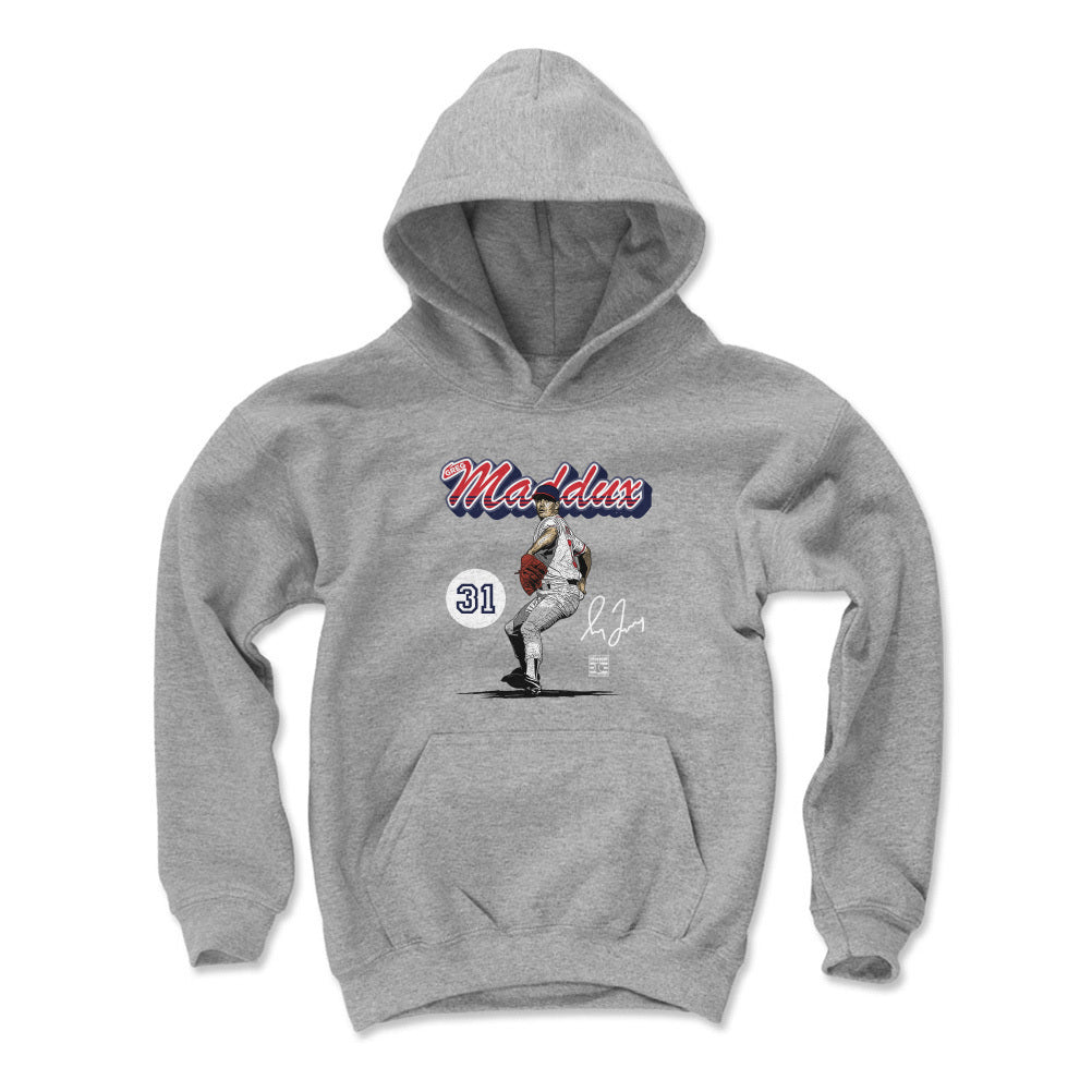 Greg Maddux Atlanta Retro Script WHT