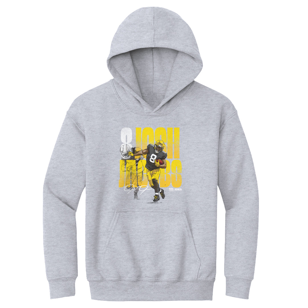 Josh Jacobs Green Bay Stiff Arm WHT