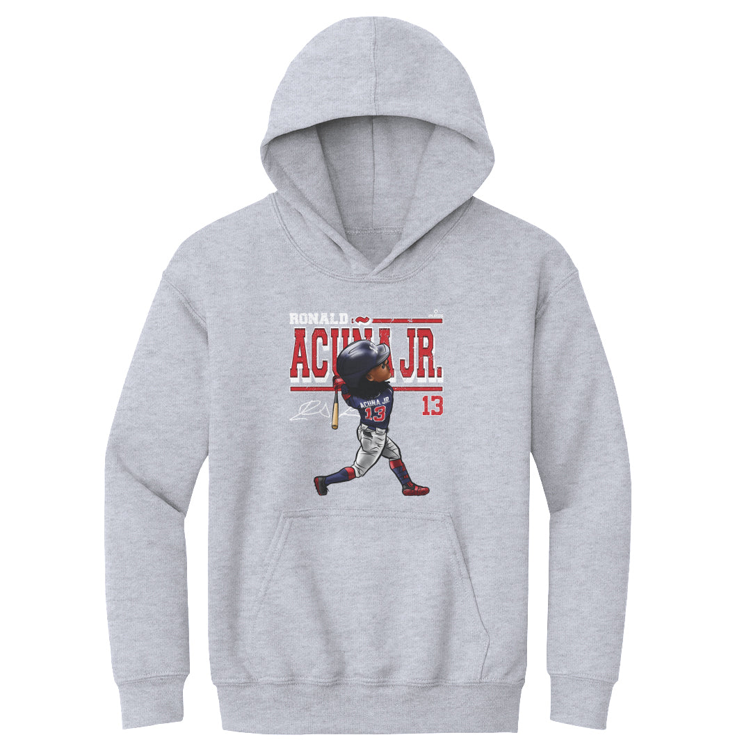 Ronald Acuna Jr. Cartoon WHT