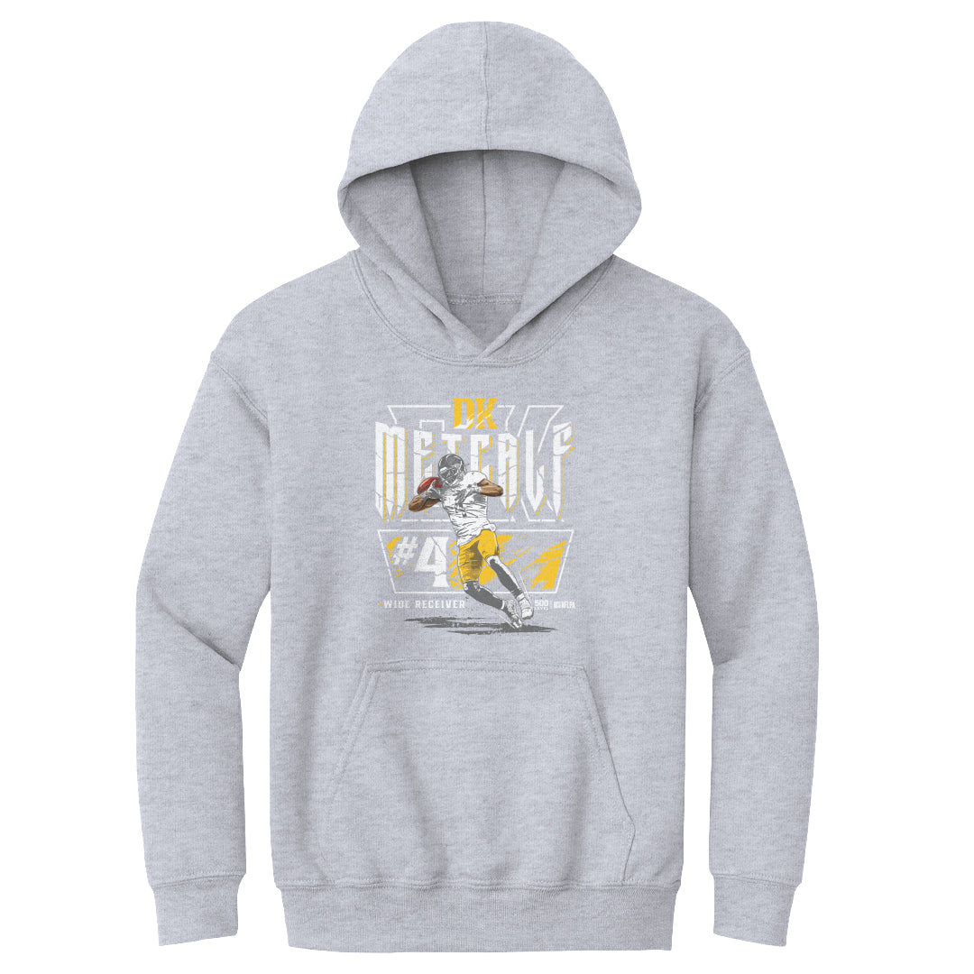 DK Metcalf Pittsburgh Shoulder Catch WHT