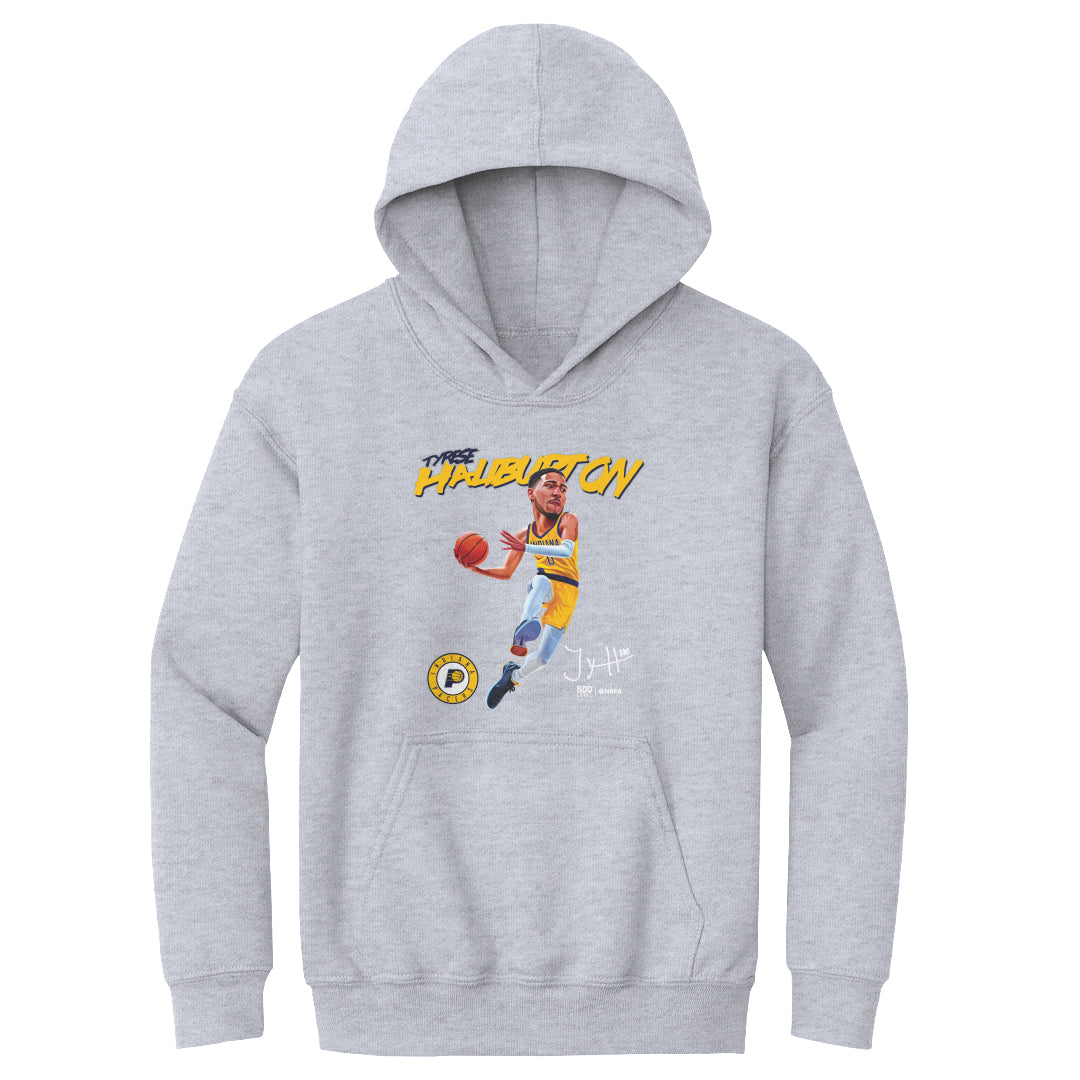 Tyrese Haliburton Indiana Pacers Caricature WHT