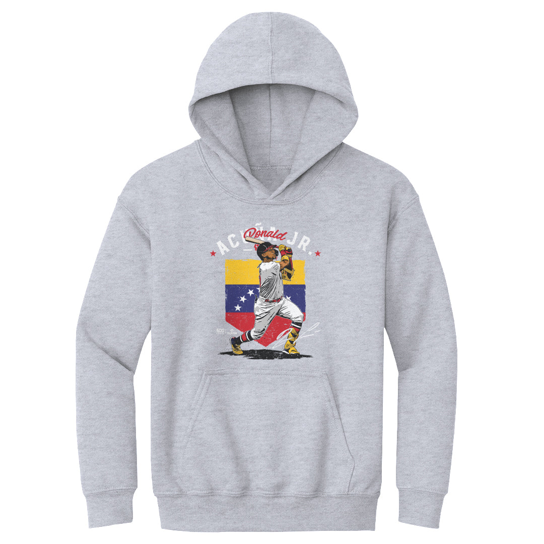 Ronald Acuna Jr. Atlanta Country Flag WHT