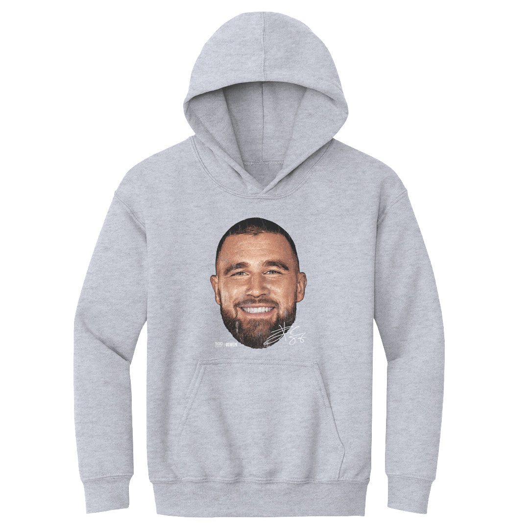 Travis Kelce Kansas City Vintage Head WHT