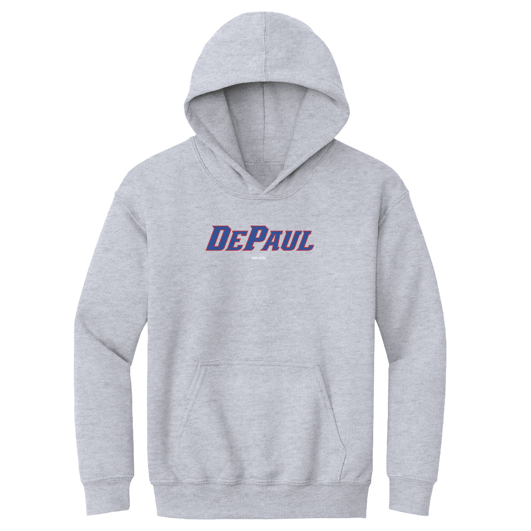 DePaul Blue Demons Wordmark WHT