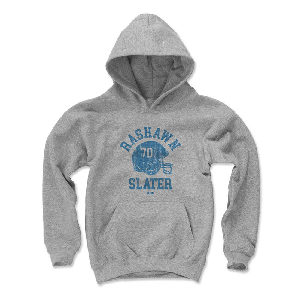Rashawn Slater Los Angeles C Helmet Font