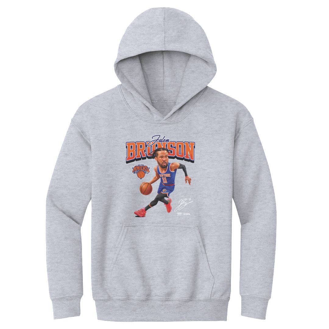 Jalen Brunson New York Knicks Caricature WHT