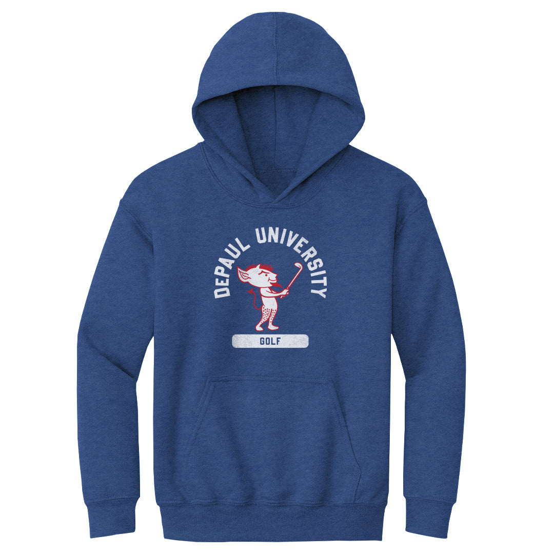 DePaul Blue Demons Mascot Golf WHT