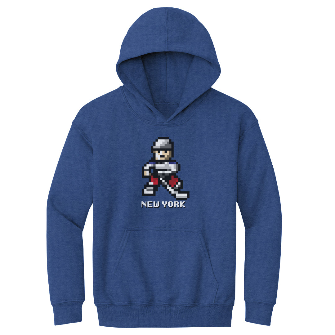 New York R Hockey 8-bit WHT