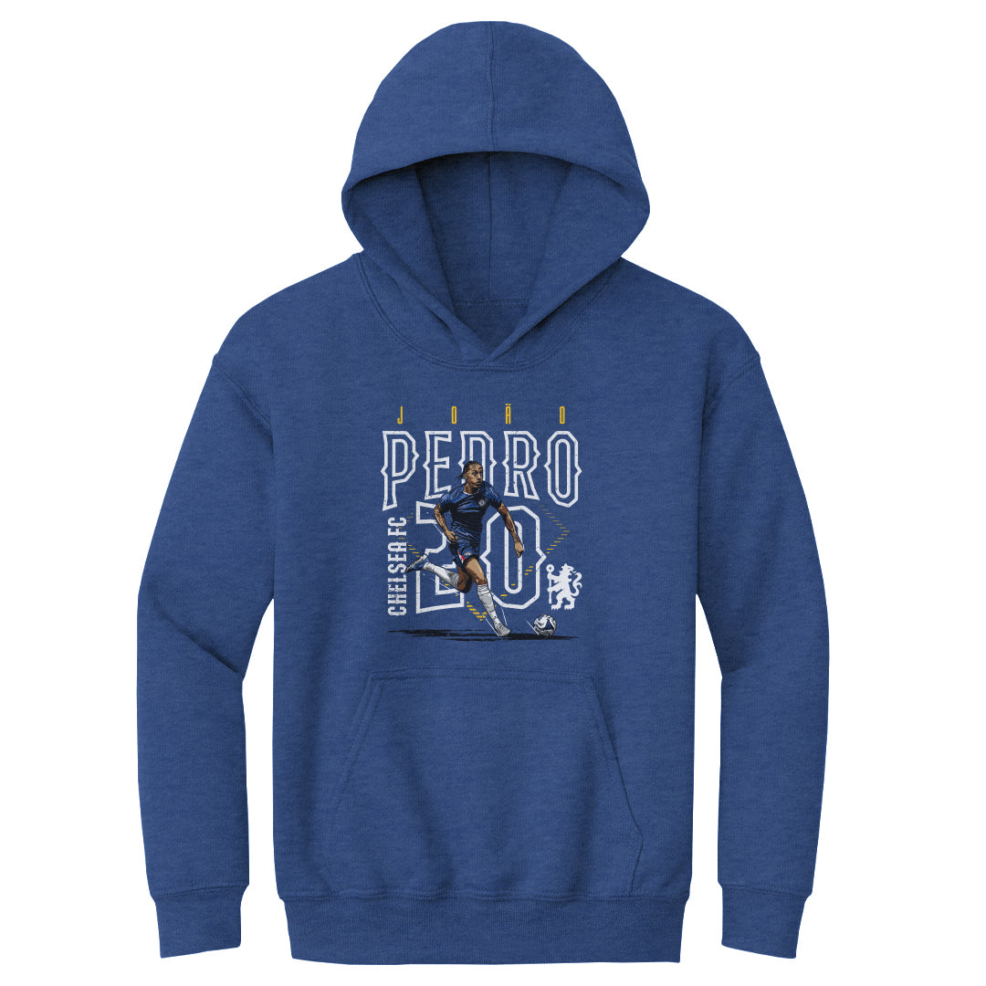 Joao Pedro Chelsea FC Outline Number WHT