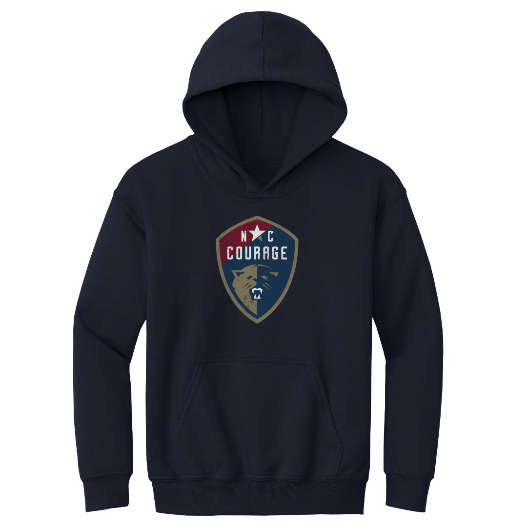 North Carolina Courage Vintage Primary Logo WHT