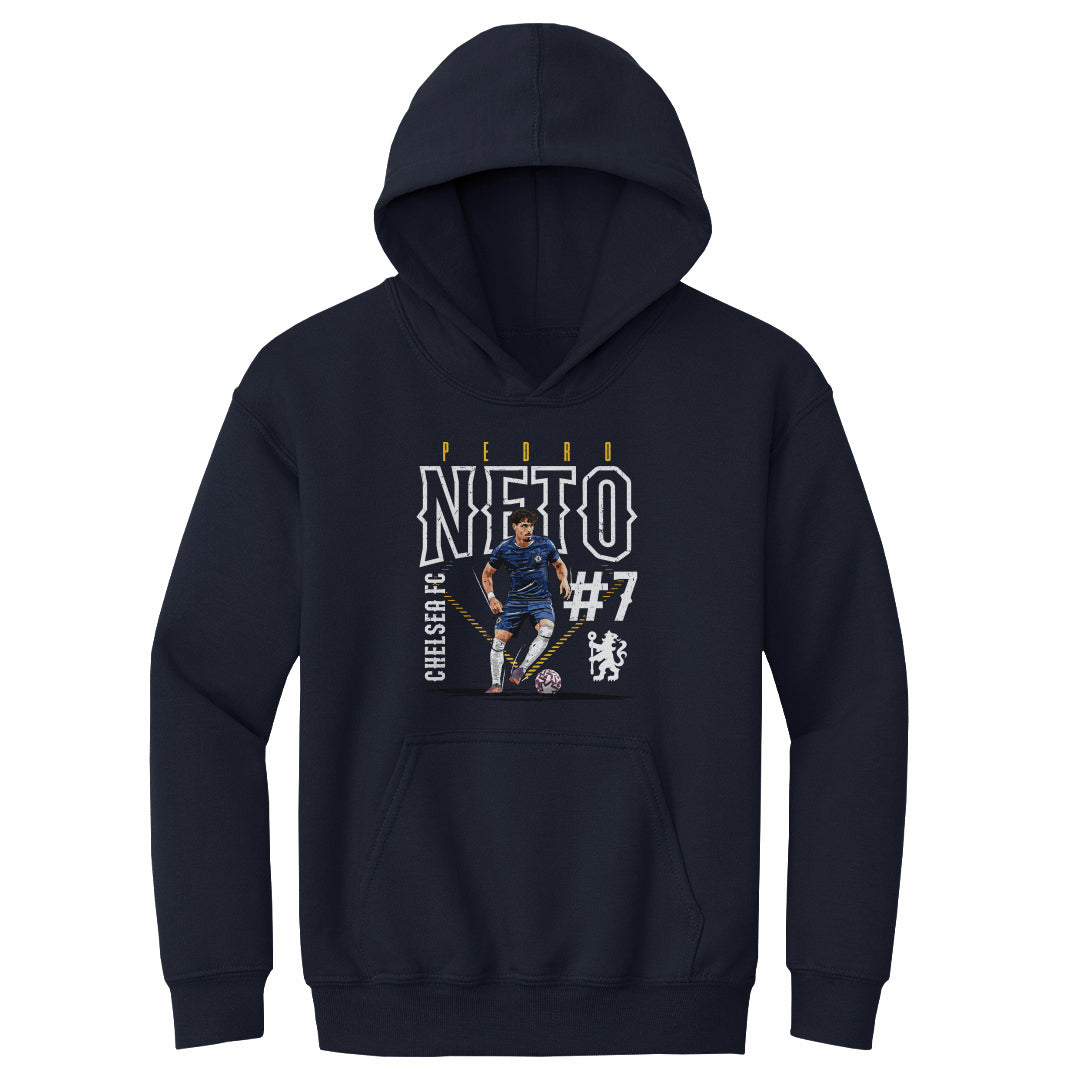 Pedro Neto Chelsea FC Outline Number WHT