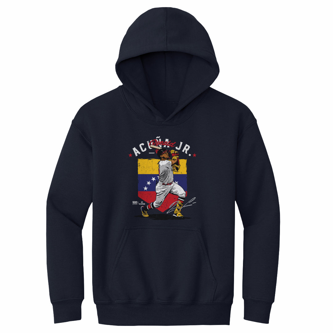 Ronald Acuna Jr. Atlanta Country Flag WHT