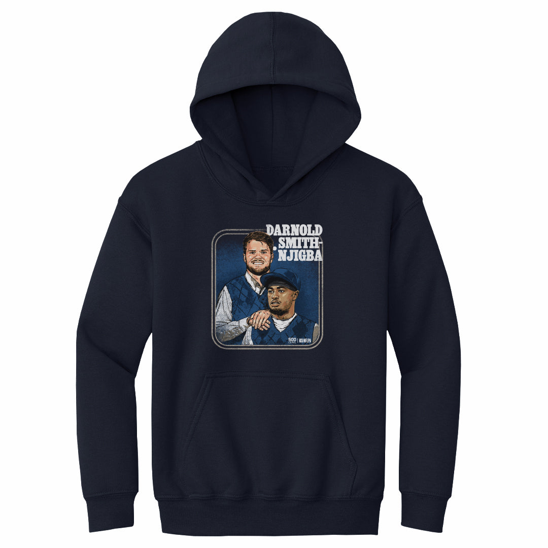 Sam Darnold & Jaxon Smith-Njigba Seattle Step Brothers WHT