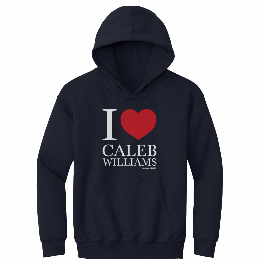 Caleb Williams Chicago I Love WHT