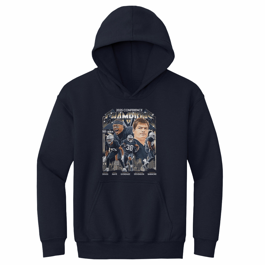 New England Football 2025 Conference Champions Vintage WHT