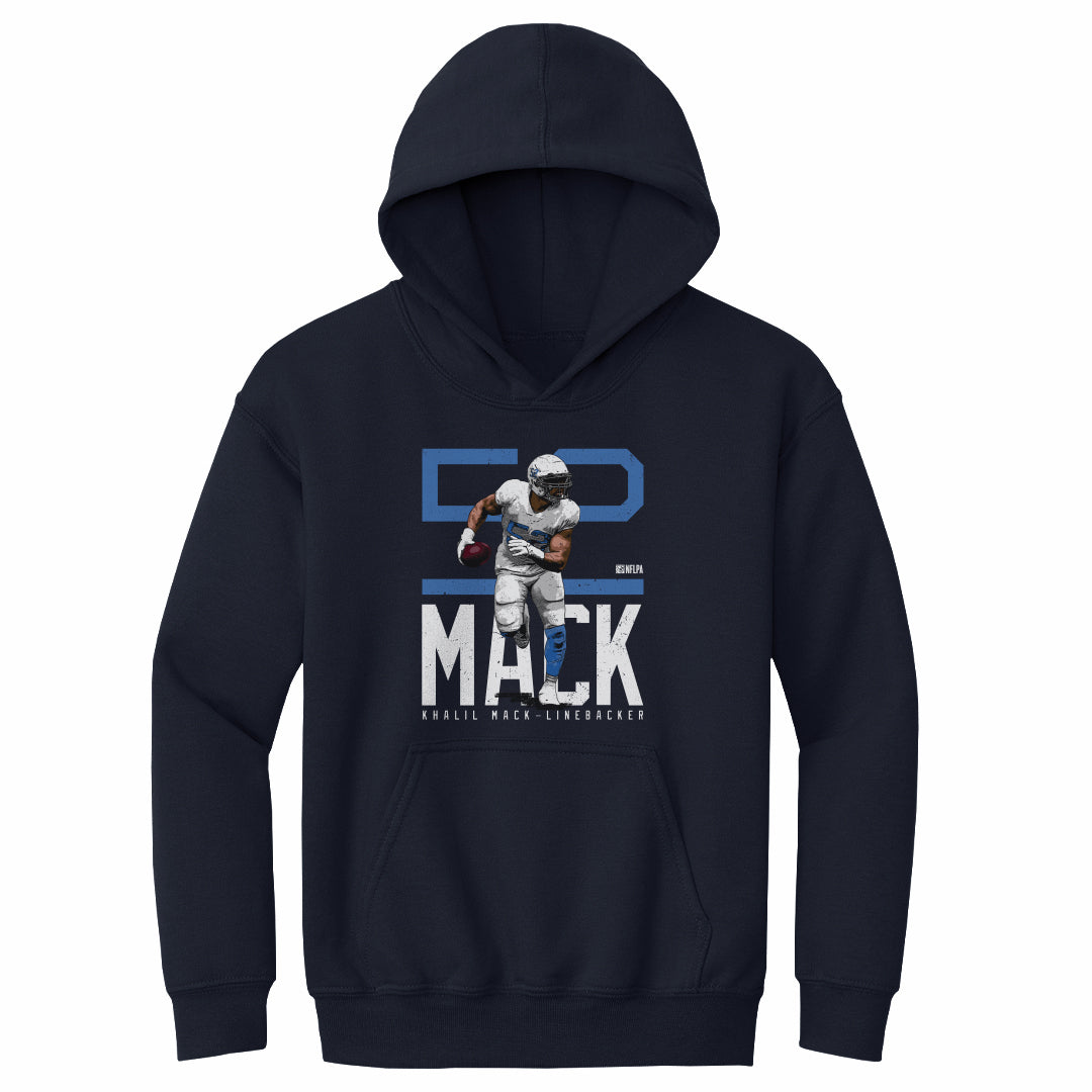 Khalil Mack Los Angeles C Bold Number WHT