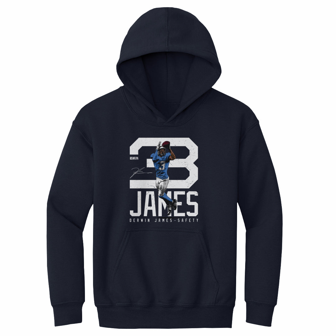Derwin James Los Angeles C Bold Number WHT