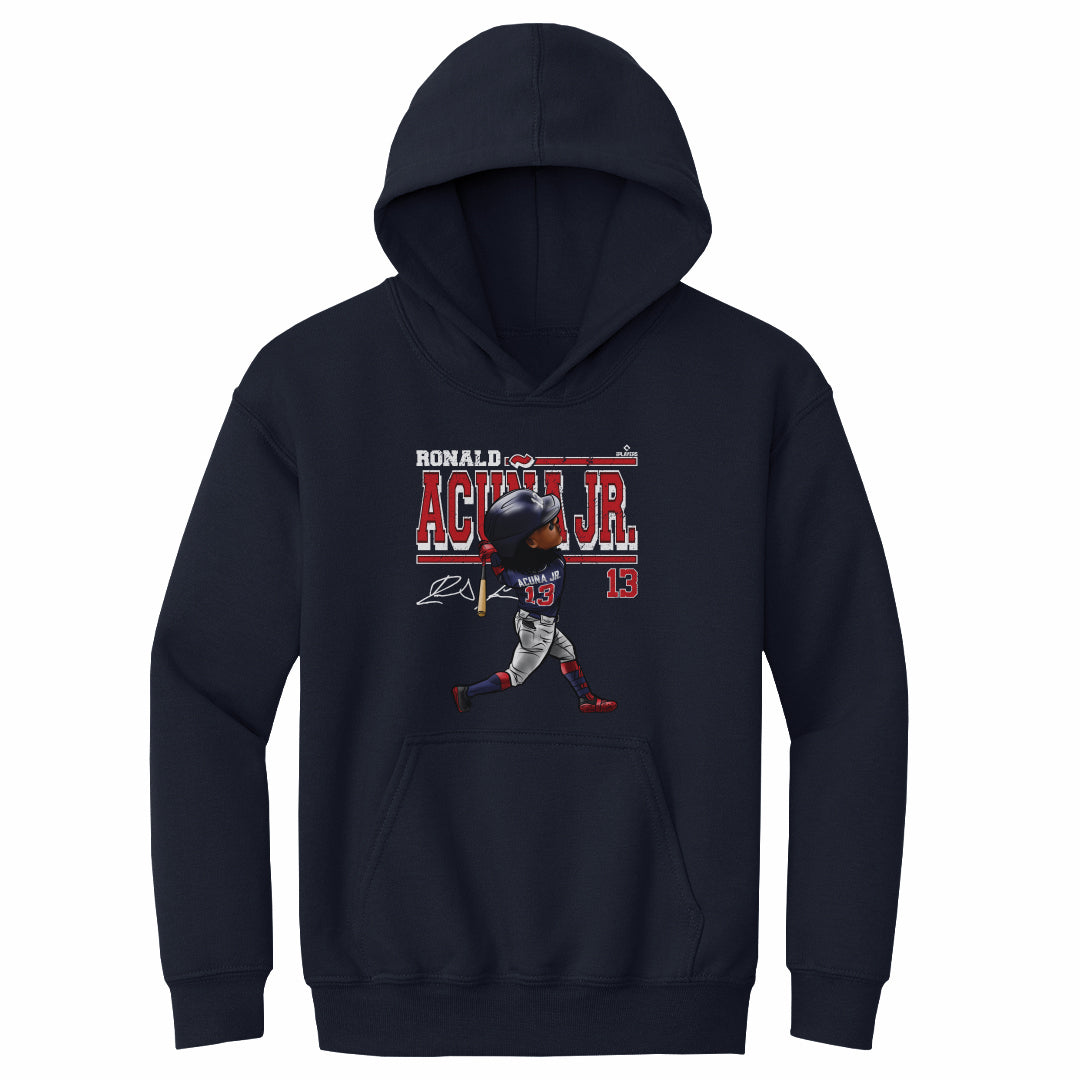Ronald Acuna Jr. Cartoon WHT