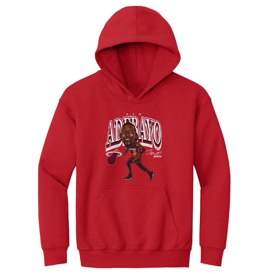 Bam Adebayo Miami Heat Cartoon WHT