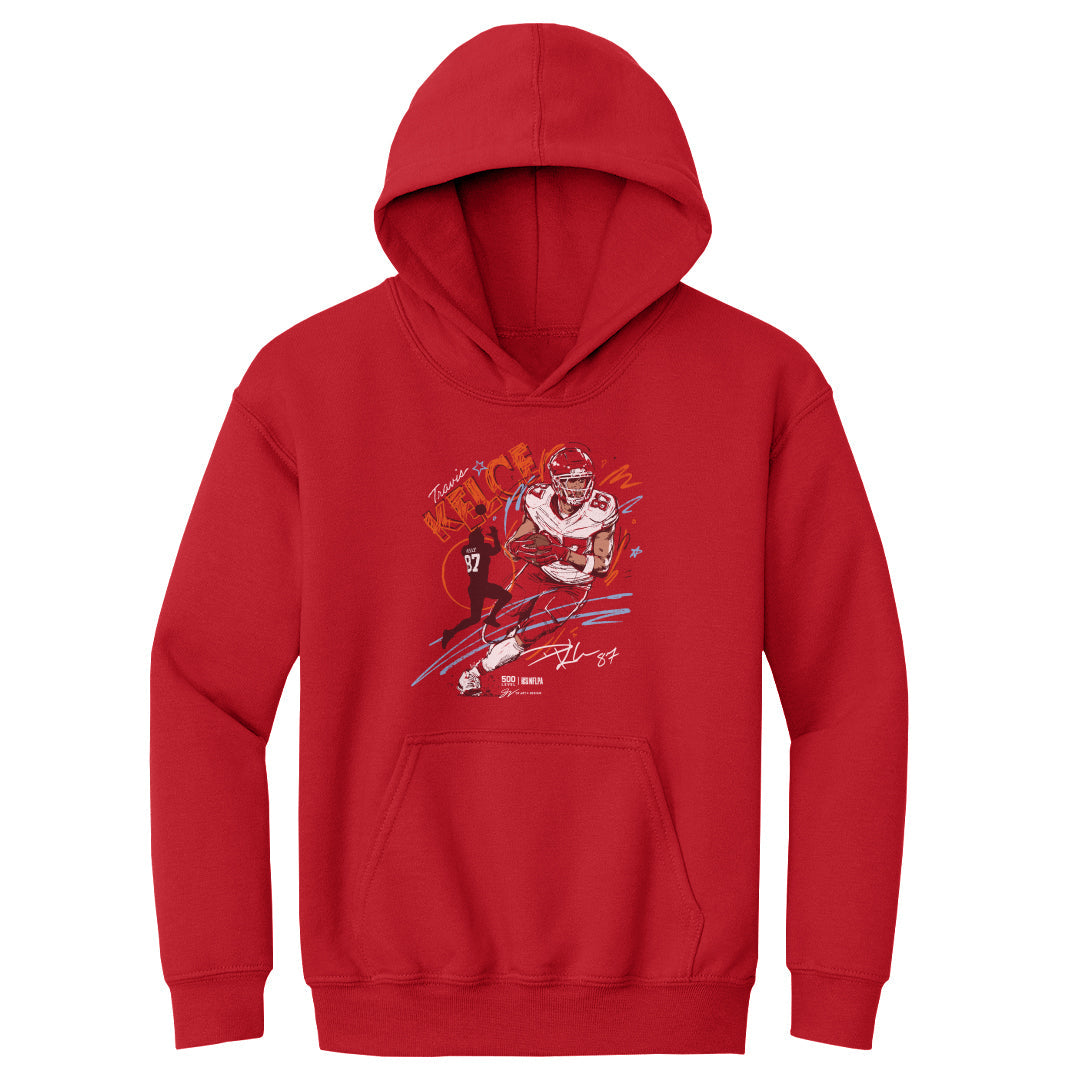 Travis Kelce Kansas City Scribble WHT