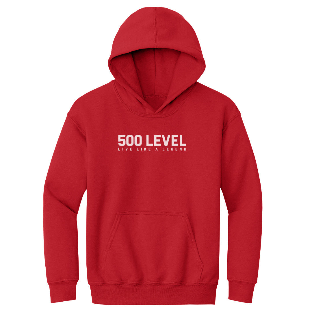 500 LEVEL Wordmark WHT