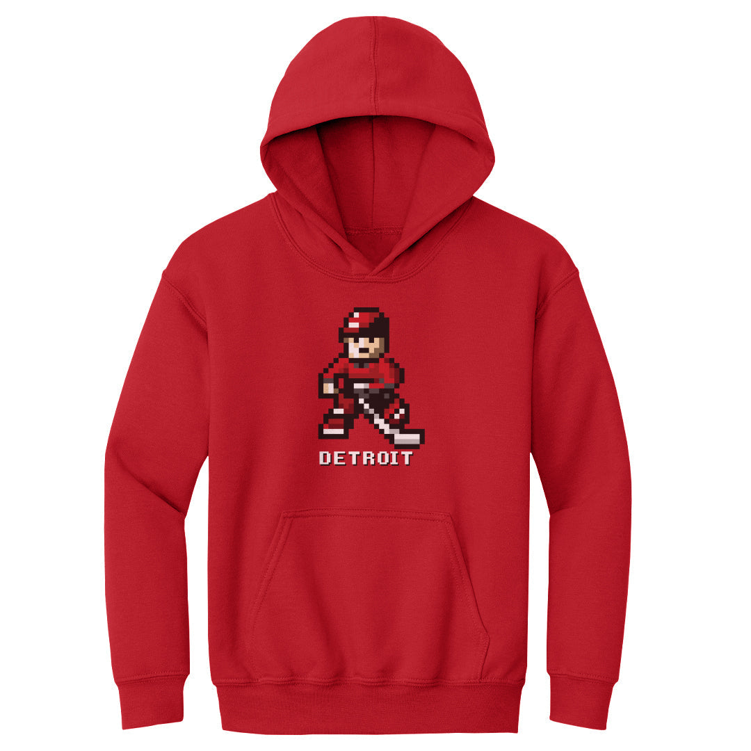 Detroit Hockey 8-bit WHT