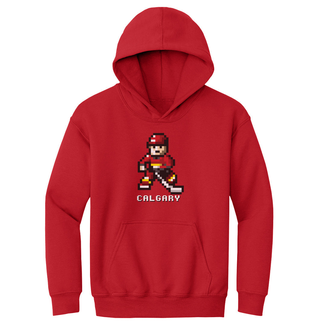 Calgary Hockey 8-bit WHT