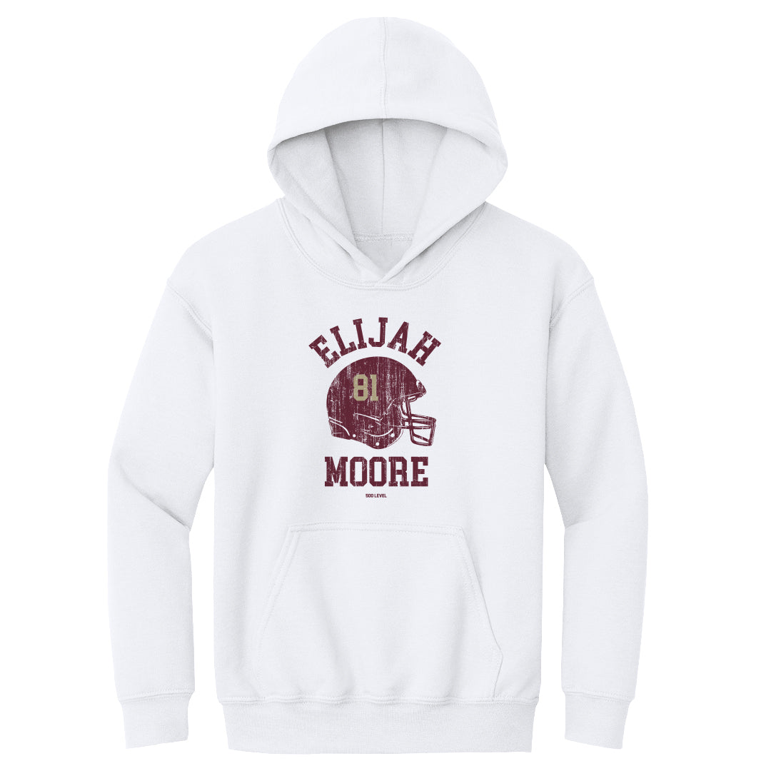 Elijah Moore College Helmet Font