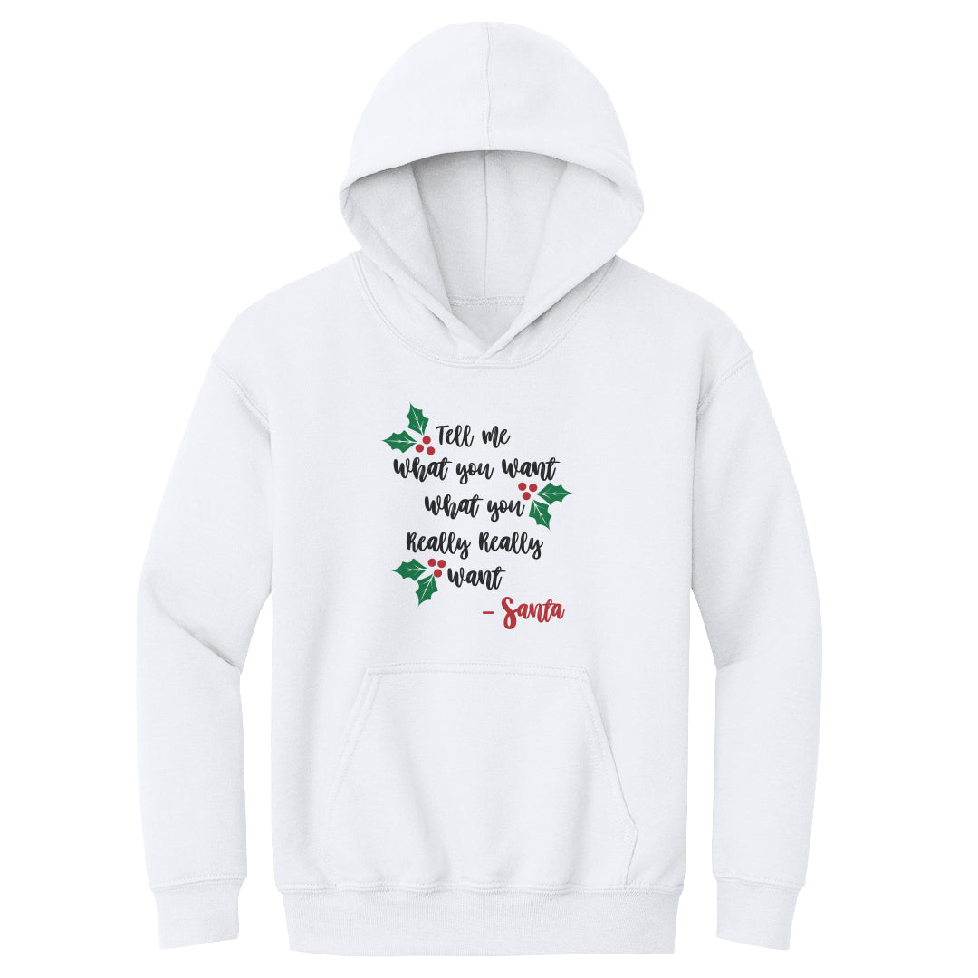 Christmas Tell Me What You Want Santa
