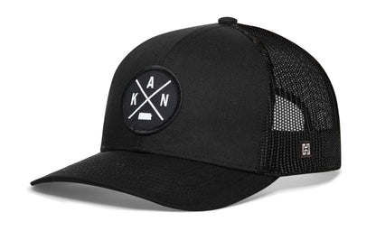 Kansas Trucker Haka Hat Black KAN X Snapback