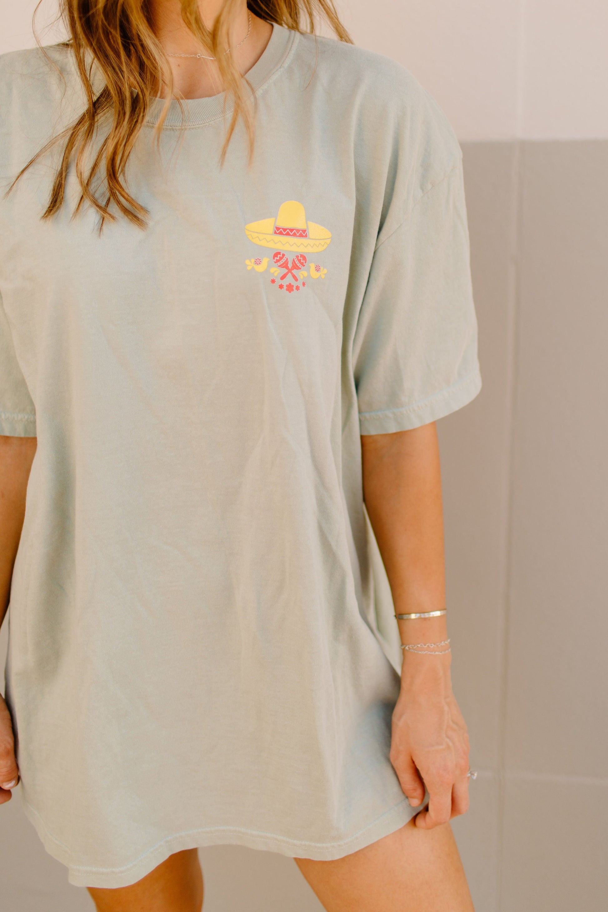 In Need Of Tacos Margs and Queso Graphic Tee Womens T Shirt