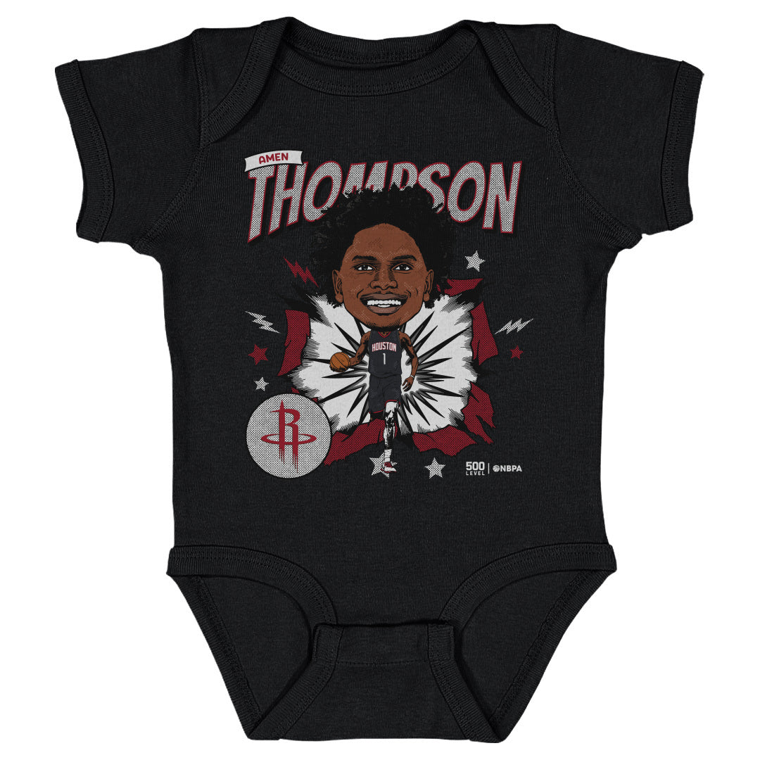 Amen Thompson Houston Rockets Caricature WHT