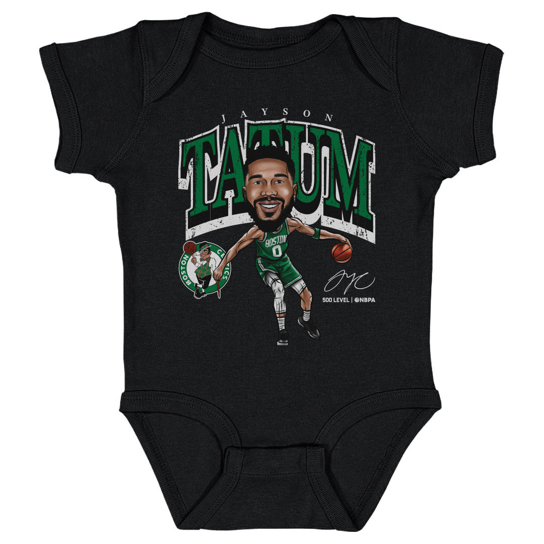 Jayson Tatum Boston Celtics Cartoon WHT