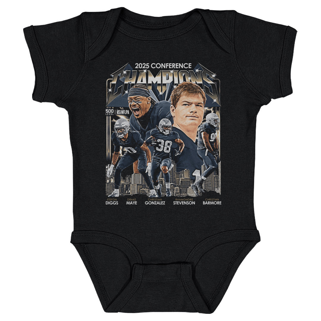 New England Football 2025 Conference Champions Vintage WHT