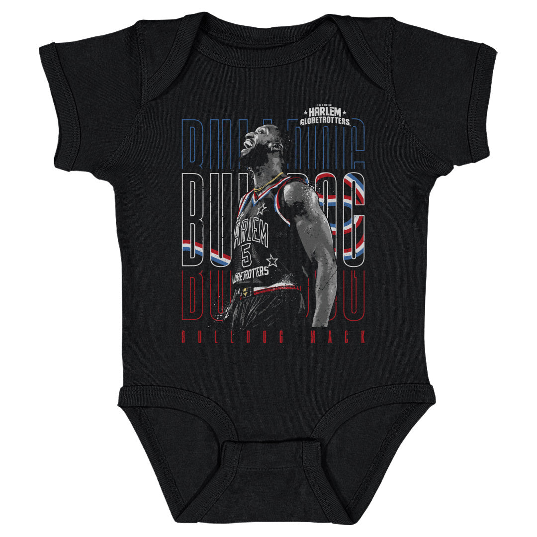 Bulldog Mack Harlem Globetrotters Outline Repeat WHT