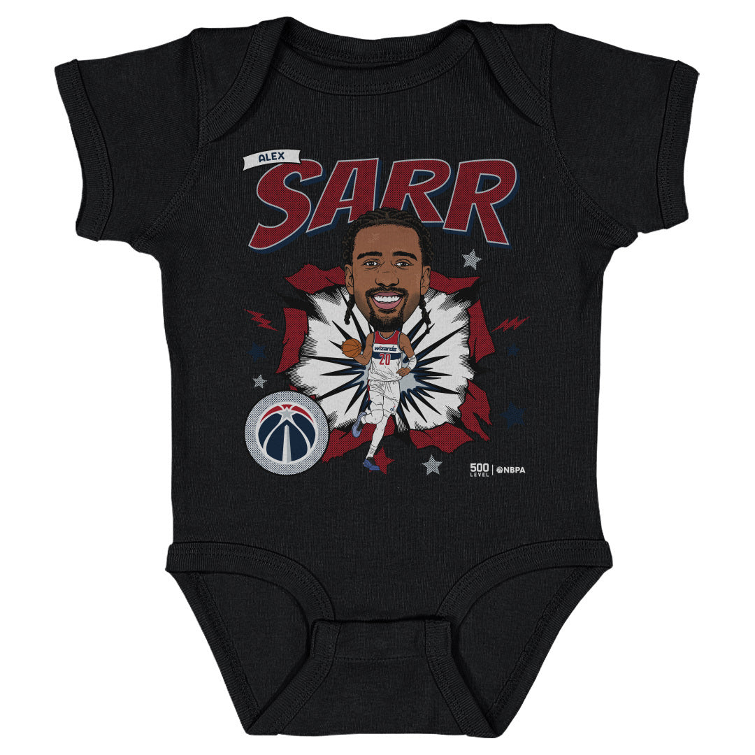 Alex Sarr Washington Wizards Caricature WHT
