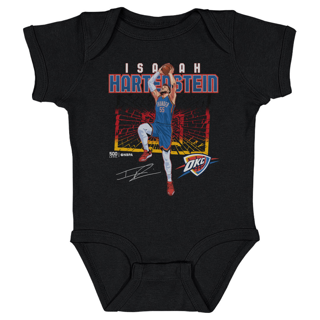 Isaiah Hartenstein Oklahoma City Thunder Shattered Flag WHT