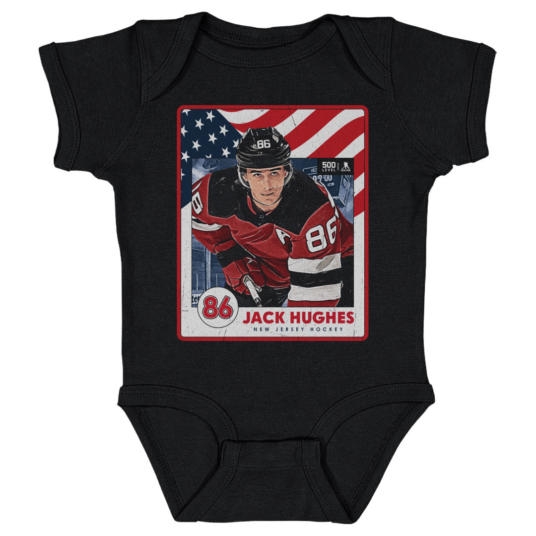 Jack Hughes New Jersey USA Card WHT