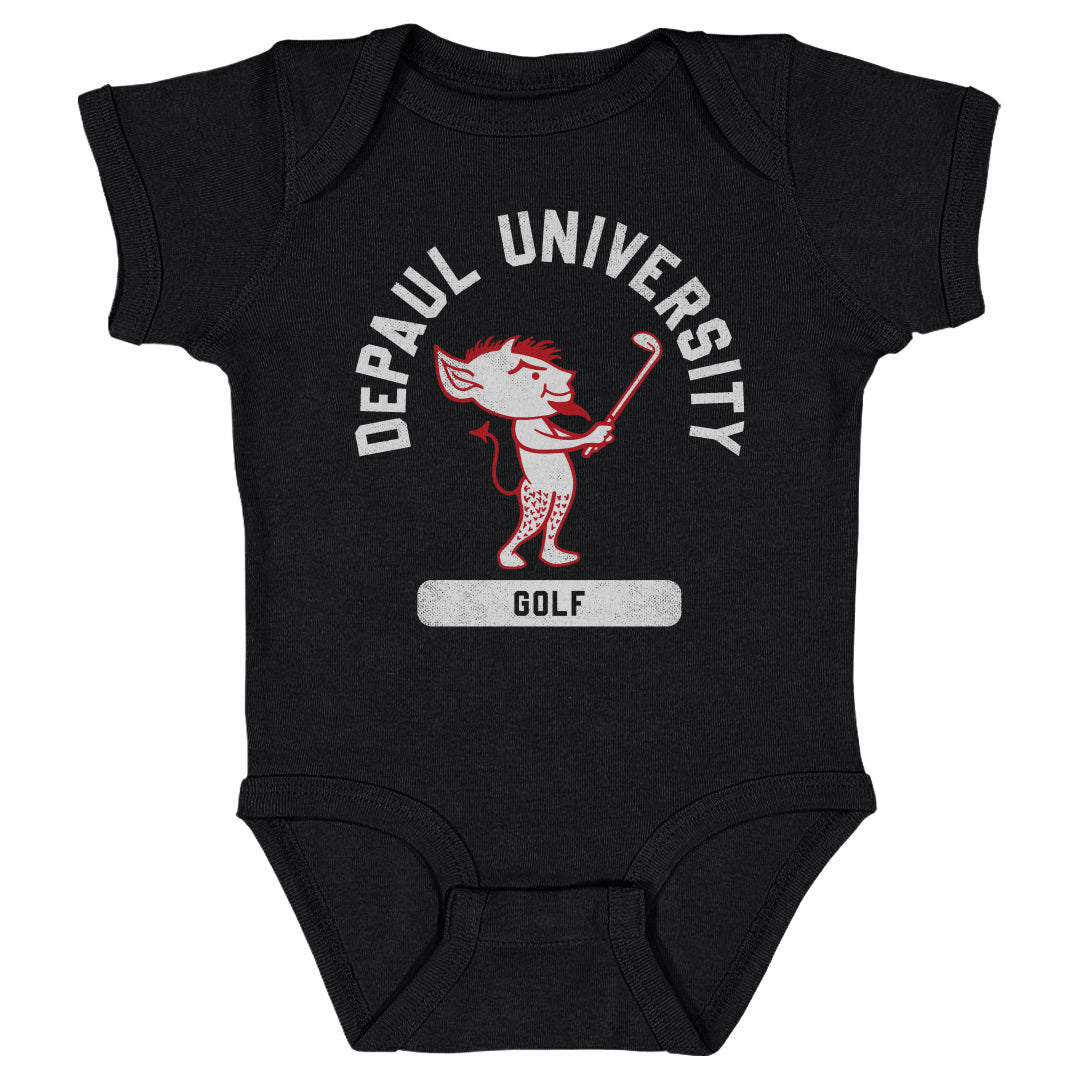 DePaul Blue Demons Mascot Golf WHT