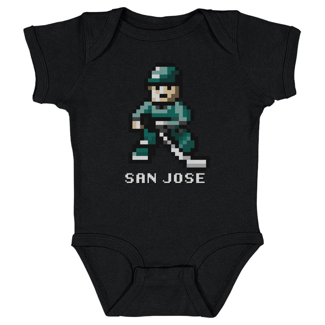 San Jose Hockey 8-bit WHT