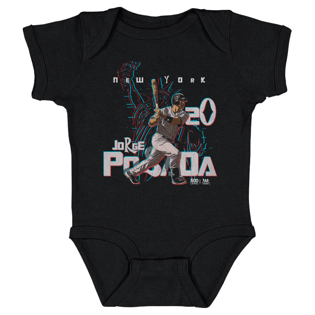 Jorge Posada New York Y 3D Graphic WHT