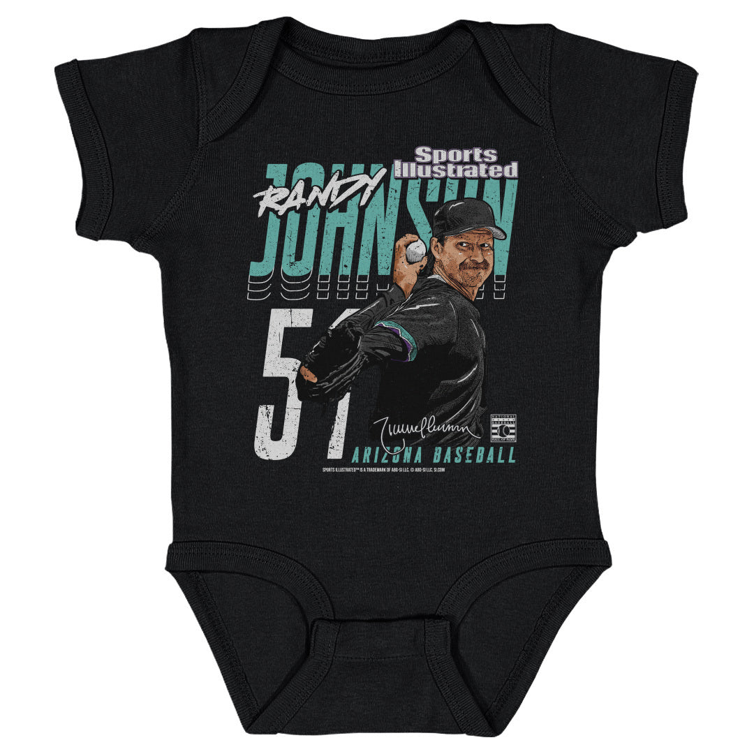 Randy Johnson Sports Illustrated & Arizona Player Name WHT