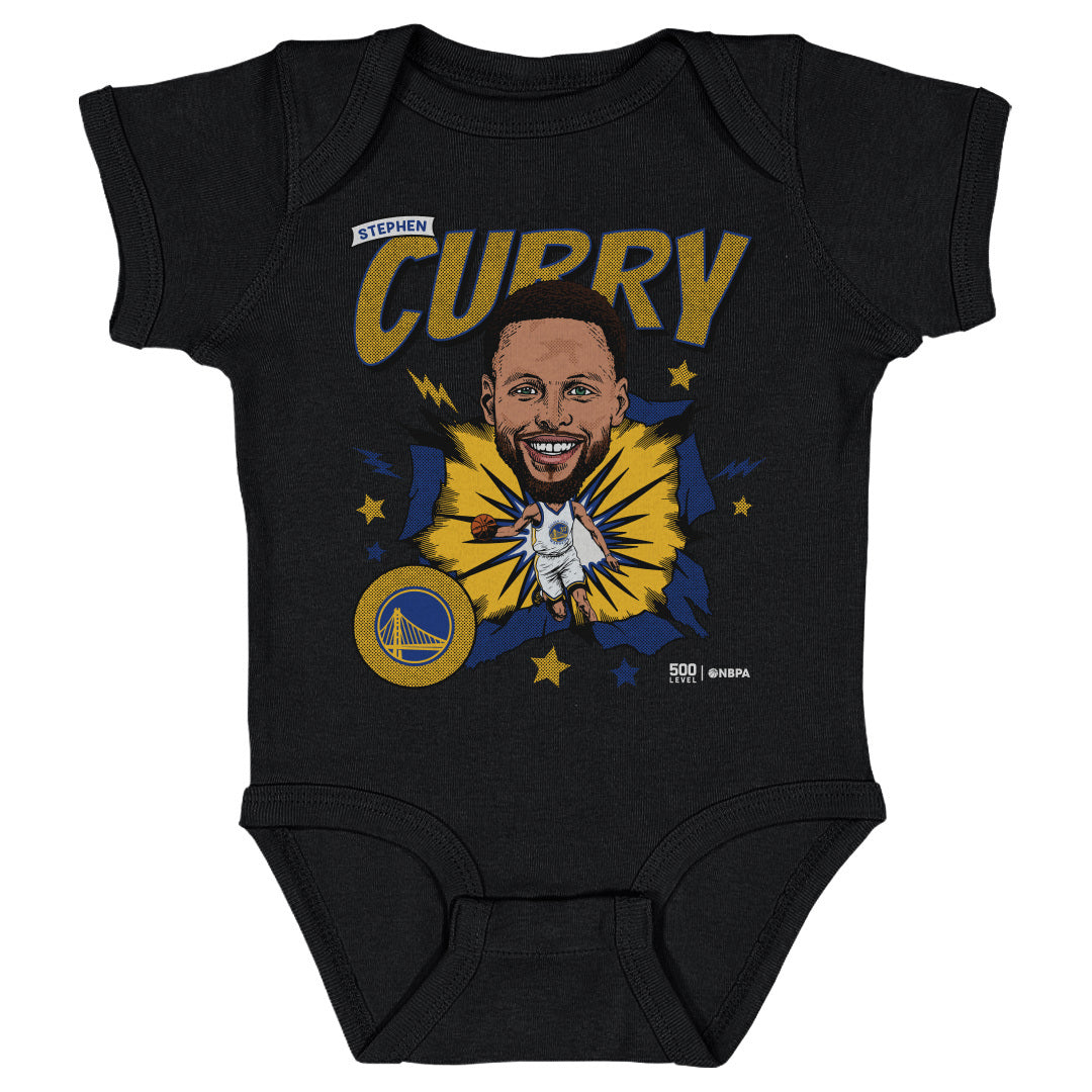 Steph Curry Golden State Warriors Caricature WHT