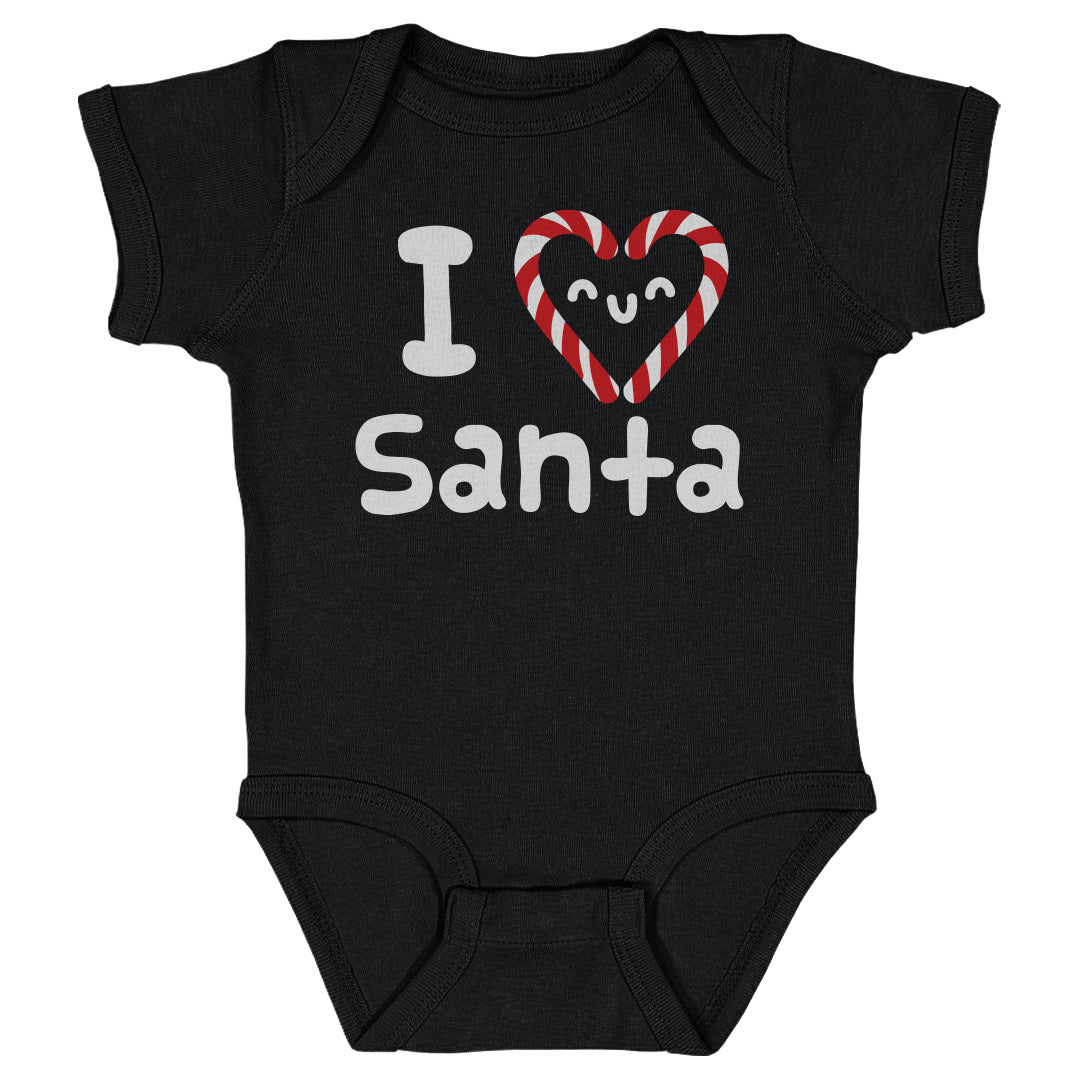 Christmas I Love Santa WHT