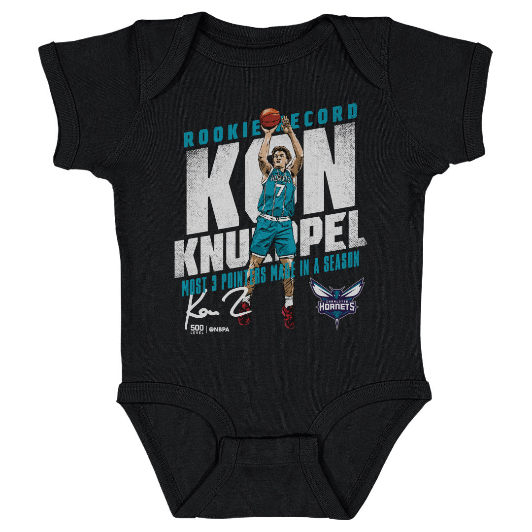Kon Knueppel Charlotte Hornets Rookie Record WHT